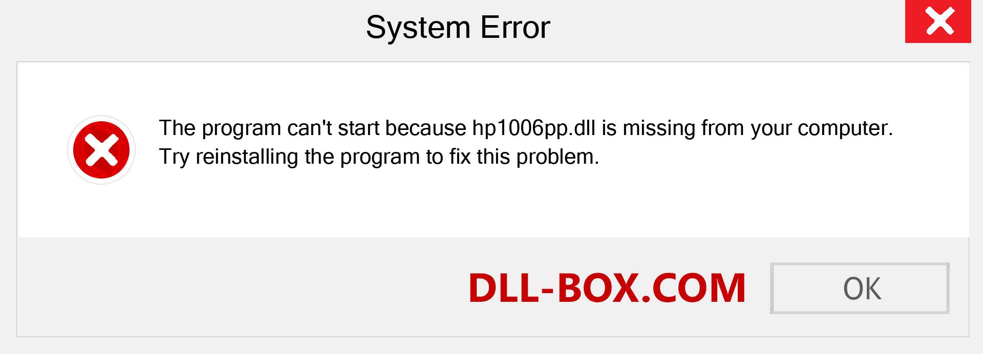  hp1006pp.dll file is missing?. Download for Windows 7, 8, 10 - Fix  hp1006pp dll Missing Error on Windows, photos, images